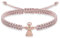 Miss Lovie Armband Kette Damen Teenager Mädchen Nickelfrei Hypoallergen 925 Sterling Geschenk zur Kommunion Konfirmation inkl. Geschenkverpackung (Schutzengel Rosegold)
