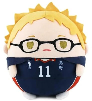 MayDee Anime Haiky Plüschtiere 23cm/9in, Anime Haiky Figur Plüsch Puppe Für Kinder Teens Niedlich Rundes Plüsch Spielzeug Für Dekoration (Kei Tsukishima)