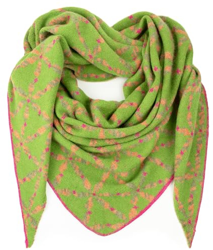 Glamexx24 Damen Schal Dreiecksform - Halstuch -viele Farben - Unisex Winterschal Sommerschal XXL Muster Trend sehr weicher Schal