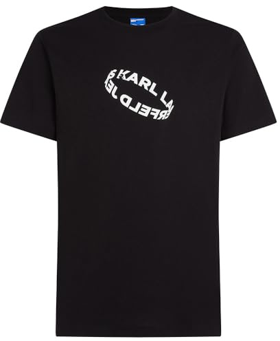KARL LAGERFELD JEANS Slim Ring Tee, Black, S