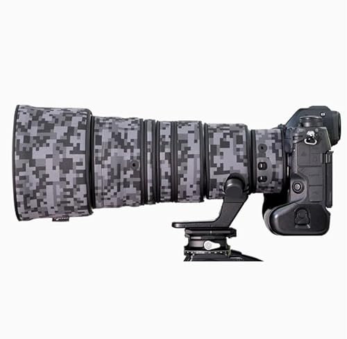 XCOAT Waterproof Camera Lens Coat for Nikon NIKKOR Z 400mm F/4.5 VR S Camera Camouflage Rain Covers Lens Protective Sleeve (Digital Camouflage)