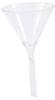 CRILSTYLEO Embudo Triangular Sólido Embudo Para De Alimentación Química Profesional