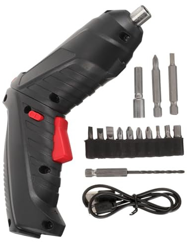 KONTONTY Cacciavite Elettrico Portatile Multifunzione Strumento Di Riparazione Domestica Luce Integrata