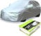BEXITA Auto Abdeckplane Wasserdicht Autoabdeckung Autoplane Winter Ourdoor für Outdoor & Indoor Regen,Schnee,Hagel,Sonne,UV-Schutz Universal Fit für Schrägheck,Size XL: MAX 450cm