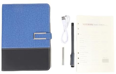 Smart Pen & Notebook Set, Numérique Numérique Numérisation de Synchronisation en Temps Réel, pour Le Stockage et Le Partage des Notes, Le Jeu D'écriture du Smartpen, Compatible