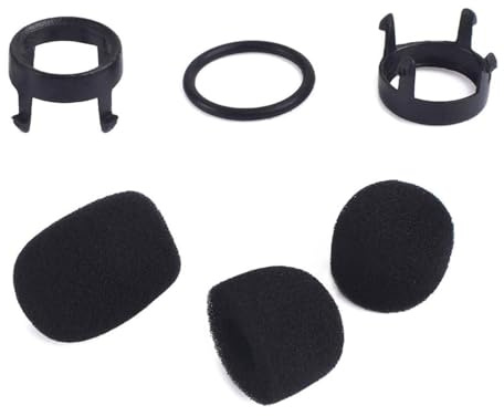 Aekvinks Taktische Mikrofon-Ersatzteile, Mikrofon-Windschutzscheiben-Schaumstoffabdeckung, kompatibel mit Peltor Comtac Headset, ersetzt Schwämme