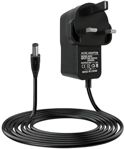 9V DC Power Supply for RockJam Keyboard RJ-661 RJ761 RJ654 RJ461 RJ549