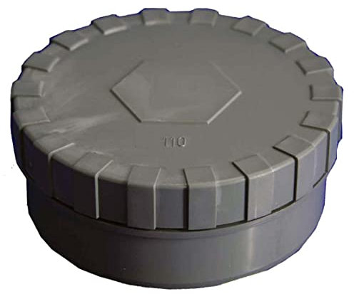 Hidrotecnoagua Accessoires en PVC - Bouchon d'extrémité avec registre diamètre 160