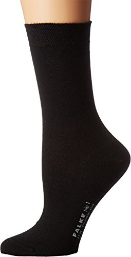 FALKE Women's No. 1 Finest W So Cashmere Plain 1 Pair Socks, Black 3009, 5.5-6.5