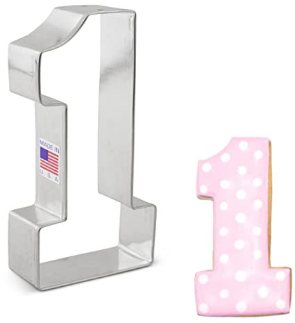 Ann Clark Cookie Cutters Cortador de galletas número 1 grande - 11,5 cm - Acero fabricado en EE. UU.