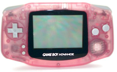 Game Boy Advance Konsole Clear Red
