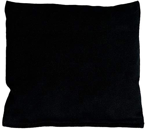 Coussin aux graines de colza - noir - Bouillotte sèche 12x12cm - Coussin thermique - Coussin aux graines - Compresse froide