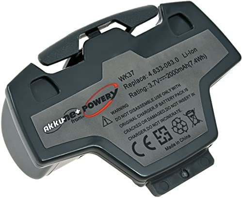 Batterie pour type de batterie Nettoyeur de Fenêtre Kärcher 4.633–083.0, 3,7 V, Li-Ion
