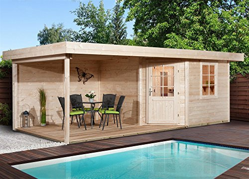 Weka Saunahaus 213 B naturbelassen inkl. 7,5 kW Sauna-Ofen (OS)
