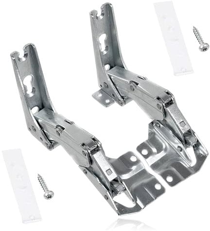 Spares2go Hettich 5.0 41.5 Type Integrated Door Hinge Set compatible with Siemens Fridge Freezer (Left & Right Hinges Pair)