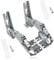 Spares2go Hettich 5.0 41.5 Type Integrated Door Hinge Set compatible with Siemens Fridge Freezer (Left & Right Hinges Pair)