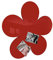 Colours-Manufaktur Blume Magnetwand - viele XXL groß Hochglanz (rot (RAL 3020 verkehrsrot glänzend))