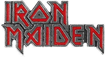 Alchemy Gothic Iron Maiden: Enamelled Logo Metal Pin Badge