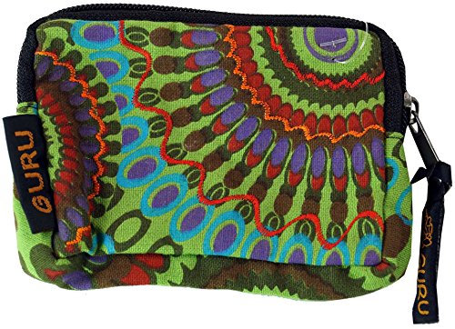 GURU SHOP Portemonnaie `Ethno Lemon, Unisex - Erwachsene, Baumwolle, 8x12x2 cm