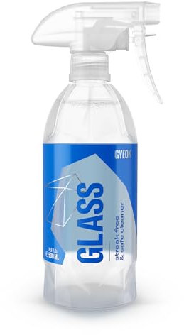Gyeon Q²M Glass - Auto Glasreiniger - schnelltrocknendes Spray, streifenfrei, für getönte Scheiben geeignet (500 ml)