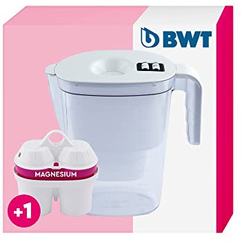 BWT Jarra Filtradora de Agua Vida Blanca 2,6L – Reduce Cal, Cloro e Impurezas – incl. 1 Cartucho de Filtro Mineralizada con Magnesio