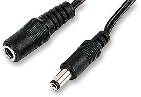 rhinocables - 2.5mm DC Power Extension Cable | Universal Compatibility for CCTV, Cameras, DVRs | Flexible Lengths | Reliable Connectivity | Enhance Accessibility, 1.5m, Sky Mini Box Lead