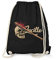 Fashionalarm Turnbeutel - Lucille Skull | Rucksack zur Serie T-W-D als Geschenk Idee für Fans | Dead Walking Negan The Saviors, Schwarz One Size