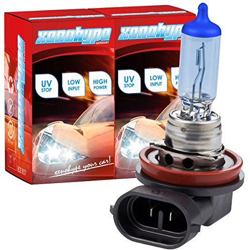 XENOHYPE 2x H11 Xenon Look Ultra Halogenlampe 12V 55 Watt PGJ19-2
