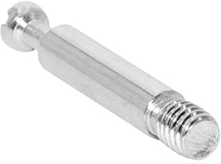 Flyshop M6 Rosca de 6 mm de diámetro 40 mm de Longitud Pernos de conexión de Muebles Tornillos Paquete Plateado de 10