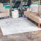Livabliss Phuket Wohnzimmer Teppich Modern - Abstrakt Design in Marmor Optik 160x220 cm für Wohnzimmer, Esszimmer, Schlafzimmer - Kurzflor Grau, Silber, Elfenbein