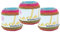 Lion Brand Yarn 527-316 Mandala Sparkle Garn, Astrid, 3er-Pack