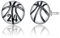 Helen de Lete S925 Sterling Silber Der Nr. 24 Basketball Ohrring
