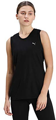 PUMA Damen, PERFORMANCE TANK W Shirt, Schwarz, M