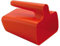 GATE14® Nautische Wasserschaufel aus Moplen Orange 3 l