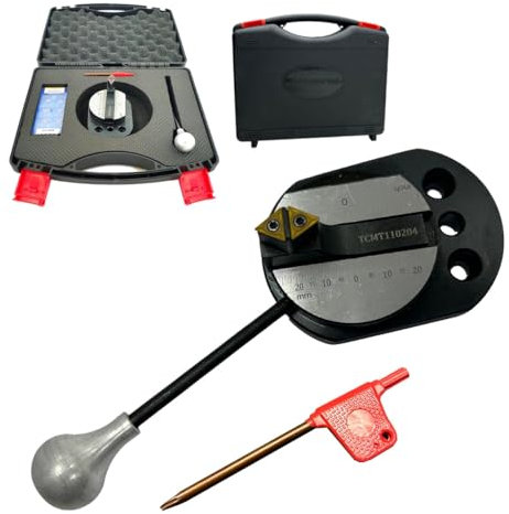 Direct Fit Ball Turning Attachment with Spare Carbide Inserts For 7 x 14 / 7x16 Mini Lathes -Turns Concave Curves & Convex Balls (Refer Working Video) Design Patent