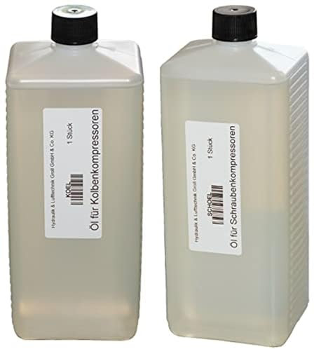 Olio compressore a pistone, olio compressore a vite, 1 l e 5 l (olio compressore a vite (5 litri))
