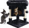 Yaheetech Cat Tree Cat Tower w/Sisal Scratching Post Condo House Comfy Top Platform Furry Hanging Ball Functional Scratching Tree for Kittens