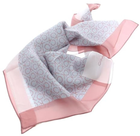 Calvin Klein Geo Minimal Logo Bandana 70x70 Cafe Au Lait