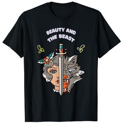 Die Schöne und das Biest, lustiges Design Die Schöne und das Biest T-Shirt