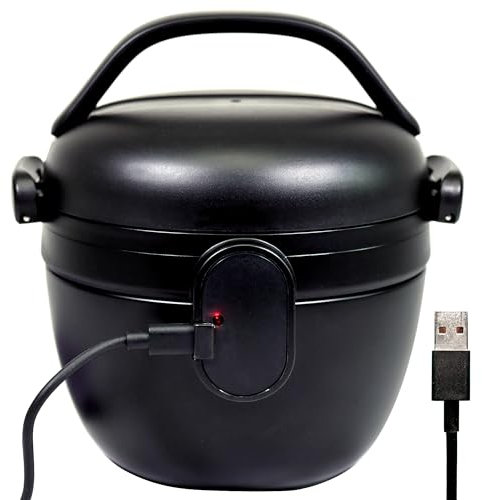 ec-heat USB Food Warmer, Electric Lunch Box, Heated Lunch Box, Thermos