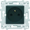 prise de courant - 2p+t - bornes automatiques - anthracite - hager essensya we100a