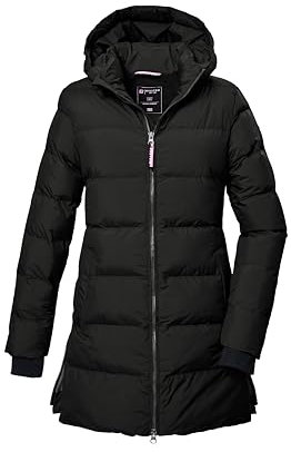 killtec Mädchen Steppparka/Parka mit Kapuze KOW 359 GRLS QLTD PRK, schwarz, 140, 42151-000