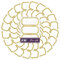 Ashton and Wright - Gold Border Stickers - 240 Easy Peel Jam Jar Labels - 75 x 35mm