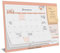 Monthly Family Calendar 2025 – Pastel Magnetic Calendar with Sticky Notes, Wall Calendar - Organiser for Wall or Fridge - October 2024 to Dec 2025, 30x40cm