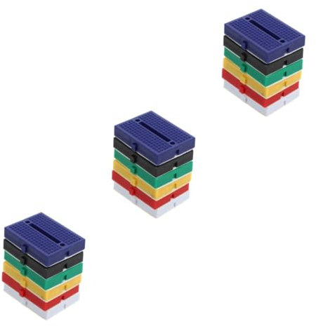 SOLUSTRE 18pcs Breadboards for Experiment Science Solderless Mini Breadboard