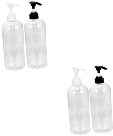 iplusmile Shampoo Spender 4 Shampoo Flasche Seifenspender Presspumpenflasche Shampoo Spülungsflaschen Alcina Pumpe