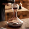 Decanter per Vino Dispenser Bevande Decanter Whisky Alcolici Regalo Uomo Compleanno Bottiglia Vetro Vino Personalizzata Teschio Regalo 40 anni Uomo Accessori Vino Regalo Casa (B-2300ml)