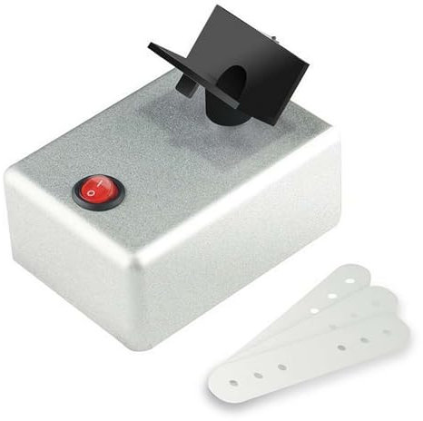 Nail Polish Shaker Machine, Nail Lacquer Shaker, Nail Gel Polish Mixer, Model Paints Shaker Vibrating Screen 3200 Shakes/Min Lash Varnish Bottle Glue Shaking Machine for Nail Art Tattoo Ink Silver