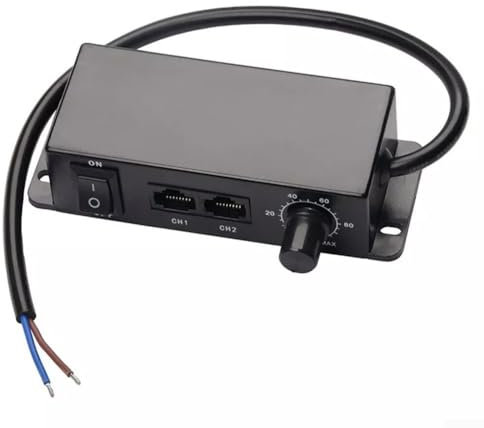 Oniissy DC 0–10 V Dimmerschalter, Serienfähiger Synchronisationsregler, drehbarer Ein-/Aus-LED-Treiber, LED-Dimmschalter, keine externe Spannung erforderlich, kompakte Größe für einfache Nutzung