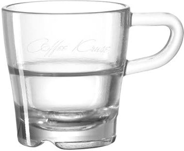 Herz & Heim® Gravierte Espressotasse, 70 ml, 5,6 cm x 6 cm, personalisiert (Coffee)